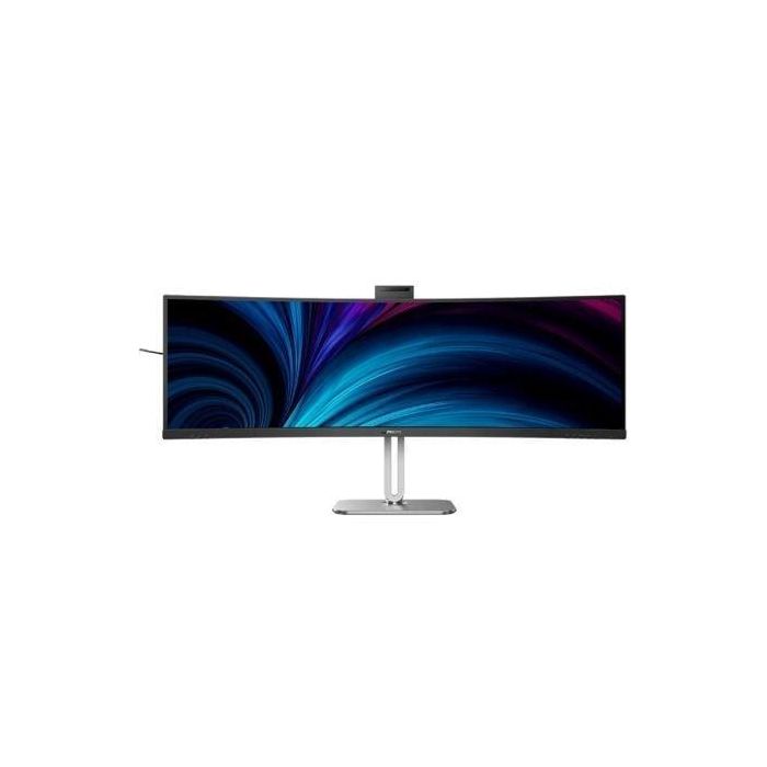Philips 49B2U6903CH Monitor Curvo Profesional 48.8" Dual QHD 32:9 UltraWide VA Thunderbolt 4 Webcam Auto-Enfoque HDR400 Negro