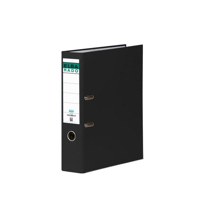 Archivador Palanca Elba Forrado Pvc Rado Chic A4 80Mm Negro (1047706)