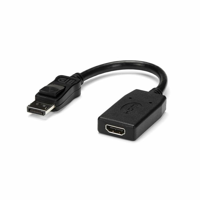 Adaptador DisplayPort a HDMI Startech DP2HDMI Negro Adaptador DisplayPort a HDMI Startech DP2HDMI Negro