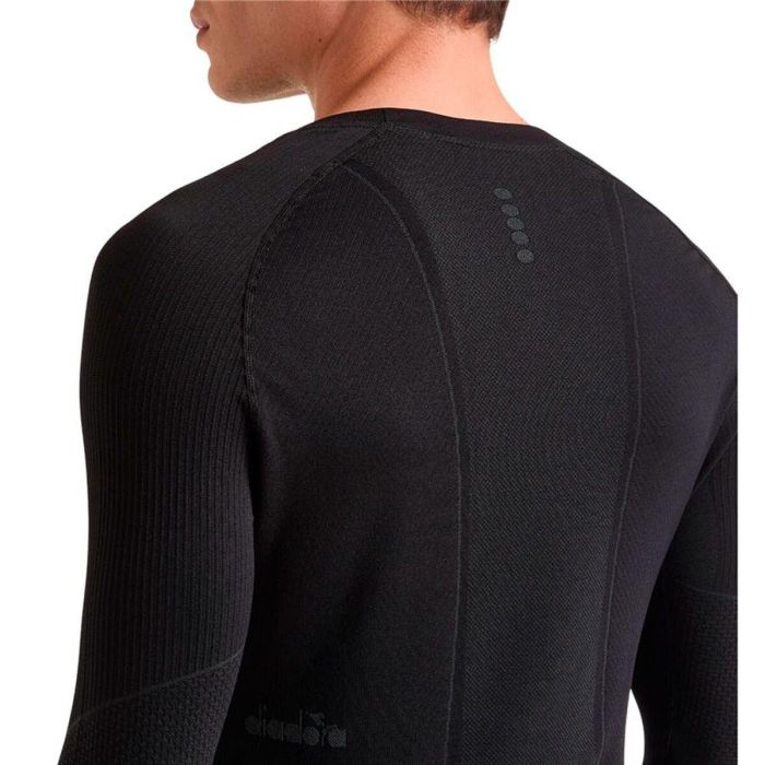 Camiseta de Manga Larga Hombre Diadora Stratozero Negro 10-12 Años 1