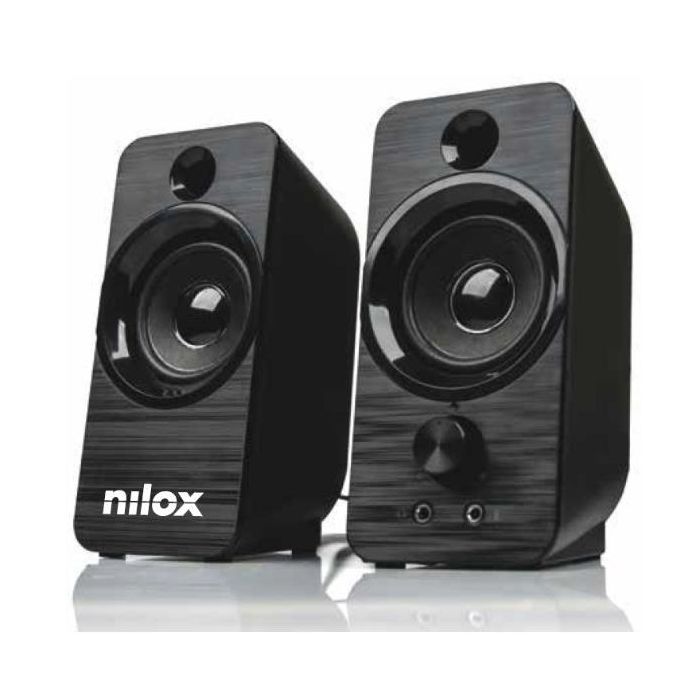 Nilox NXAPC02 Altavoces PC 6W USB Negro 1