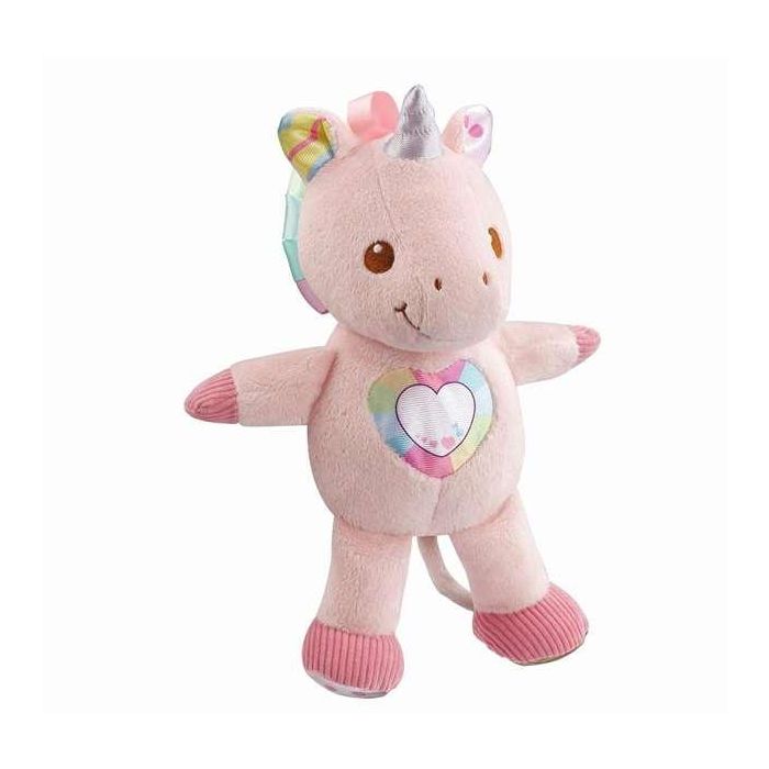 El unicornio cantarin peluche con luz sonido y diferentes texturas (3-36 meses) 20x28x12 cm 1