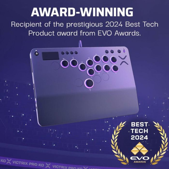 Turtle Beach Victrix Pro KO Joystick de combate sin palanca - Gris 0840454400007 16