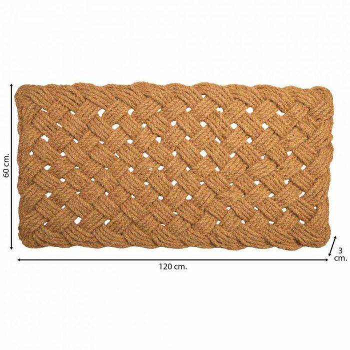 Felpudo Alexandra House Living Natural Fibra de coco 3 x 120 x 60 cm 2