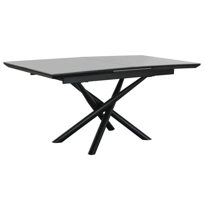 Mesa Comedor Moderno DKD Home Decor Gris Negro 90 x 76 x 160 cm