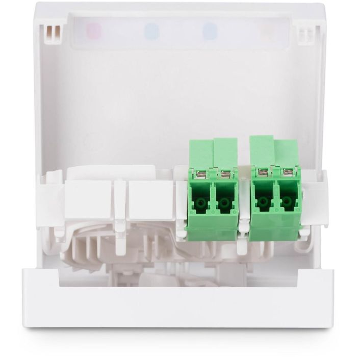 DIGITUS FTTH Gehäuse mit 2 x LC/APC DX Kupplung mit Shutter 8
