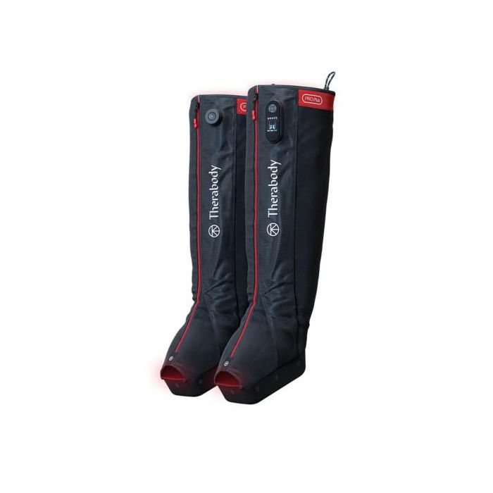 THERABODY JB0004130-3A1L RecoveryAir JetBoots Pro Plus Long - Botas de compresión LED y vibración para recuperación muscular 1