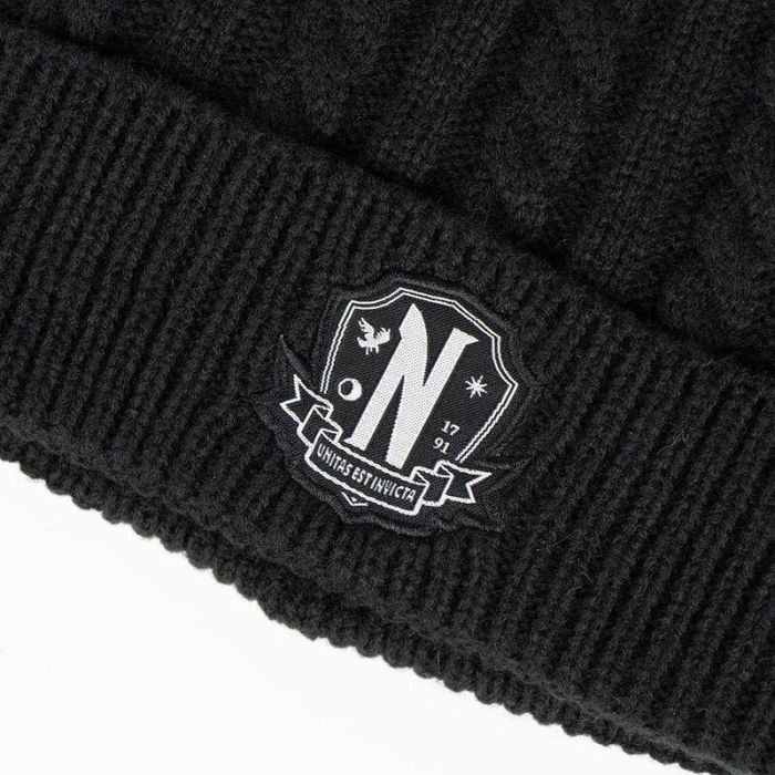 Gorro y Guantes Wednesday Negro 3 Gorro y Guantes Wednesday Negro 3