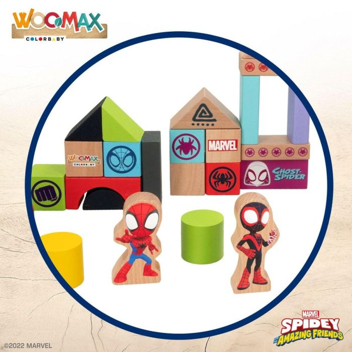 Playset Spidey Amazing Friends 50 Piezas 4 Unidades 8 x 9,5 x 1,5 cm 5