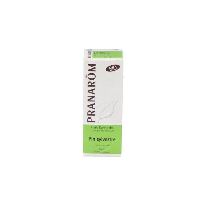 PRANAROM ACEITES Esencial de Pino Silvestre Bio 10ml, 100% puro y natural, para uso oral, tópico y difusión