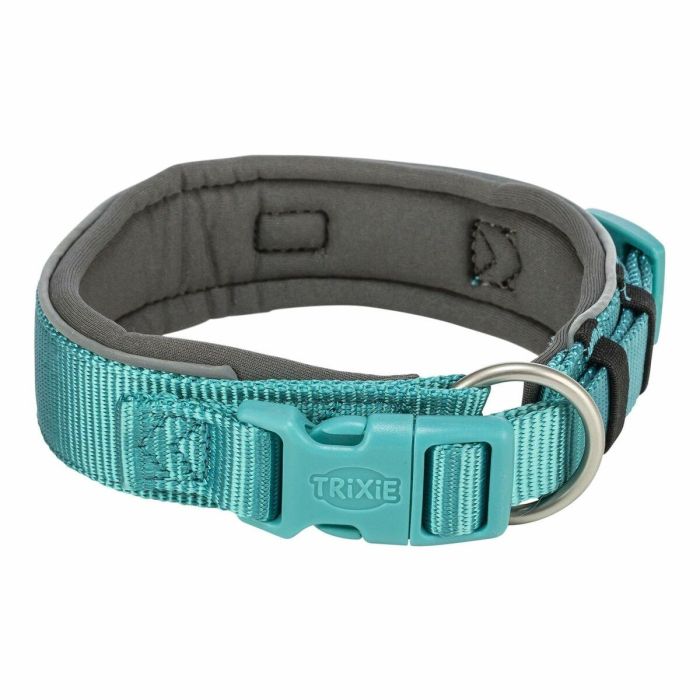 Collar para Perro Trixie Premium Grafito Azul claro L 46-55 cm