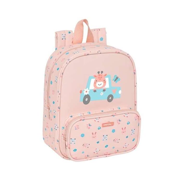 Mochila Infantil Safta Jirafa Coral 22 x 27 x 10 cm 0 Mochila Infantil Safta Jirafa Coral 22 x 27 x 10 cm 0