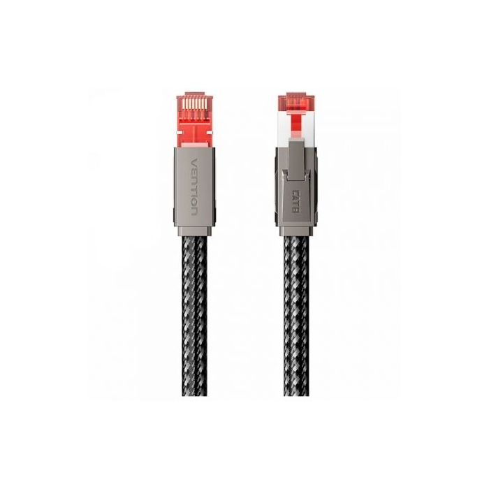 Cable de Red RJ45 SFTP Vention IKMHG Cat.8/ Gaming/ 1.5m/ Gris 0 Cable de Red RJ45 SFTP Vention IKMHG Cat.8/ Gaming/ 1.5m/ Gris 0