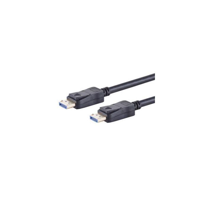 MicroConnect Cable DisplayPort 2.0 8K de 1.5m Negro para Monitores, Laptops y Proyectores