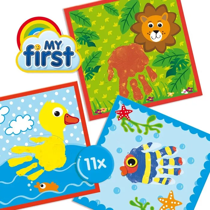 Ses Creative Mi primera obra de arte Kit de pintura de manos y pies para niños 4