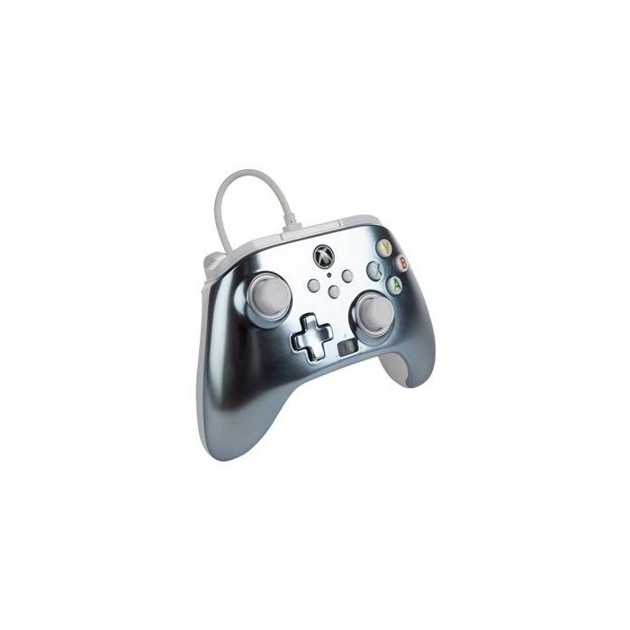 Power A Mando con Cable Mejorado para Xbox Series X/S - Metalic Ice, 1516986-02 | Botones Avanzados, Vibración Dual, Ergonomía Superior 2 Power A Mando con Cable Mejorado para Xbox Series X/S - Metalic Ice, 1516986-02 | Botones Avanzados, Vibración Dual, Ergonomía Superior 2