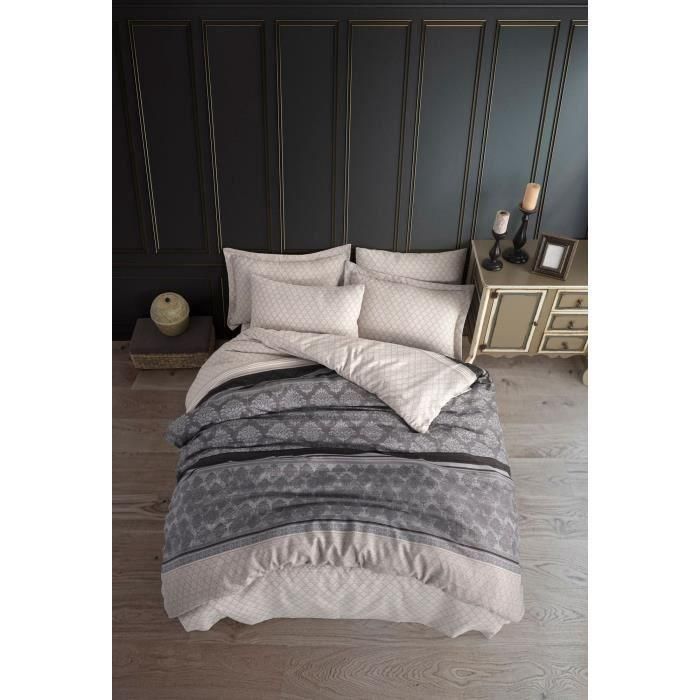 Juego de Cama ASI8683342640015 - 1 Funda Nórdica 220x240 cm + 2 Fundas de Almohada 60x60 cm - Algodón/Poliéster Gris 0 Juego de Cama ASI8683342640015 - 1 Funda Nórdica 220x240 cm + 2 Fundas de Almohada 60x60 cm - Algodón/Poliéster Gris 0