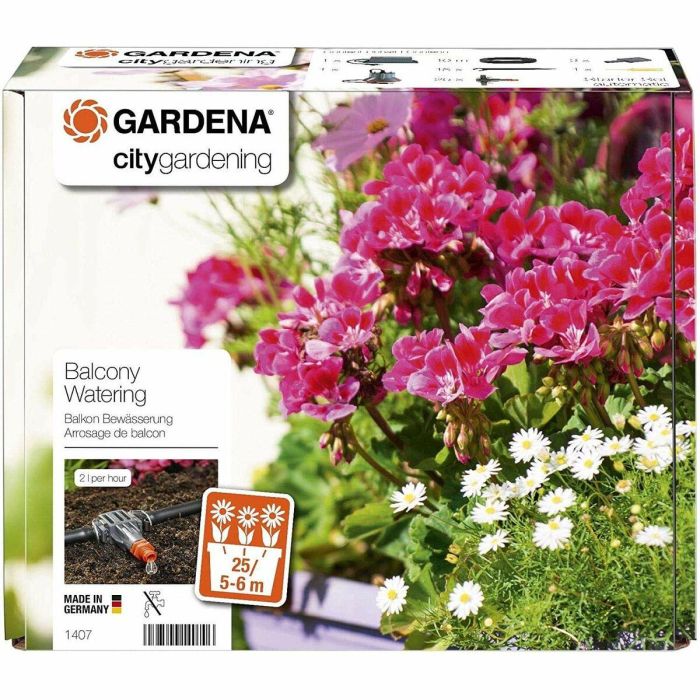 Gardena Regadera Automática de Riego para Balcones y Terrazas, optimizada para espacios de 5 a 6 metros 9 Gardena Regadera Automática de Riego para Balcones y Terrazas, optimizada para espacios de 5 a 6 metros 9