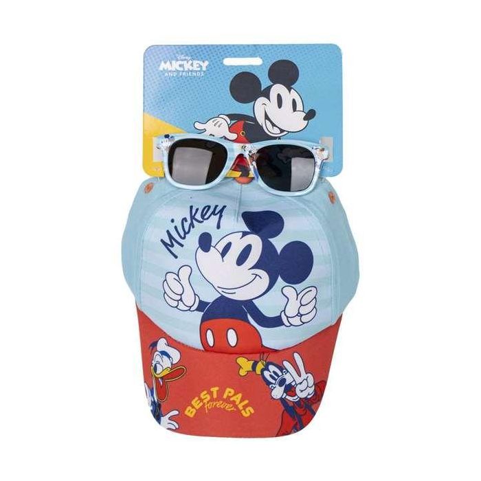 Cerdá Conjunto Gorra Mickey Mouse (51 cm) y Gafas de Sol Infantiles Azules para Niños de 2 a 8 Años 0 Cerdá Conjunto Gorra Mickey Mouse (51 cm) y Gafas de Sol Infantiles Azules para Niños de 2 a 8 Años 0