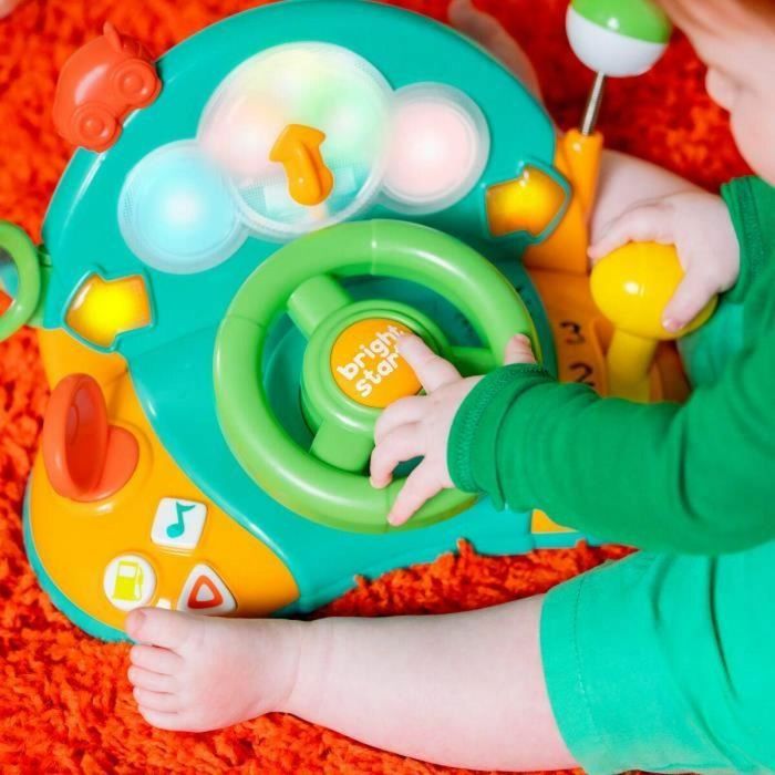 Bright Starts Volante de Juguete Luces y Colores con Sonidos Educativos para Bebé 5