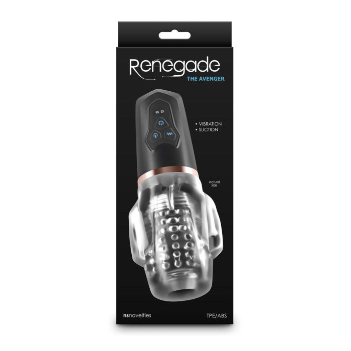 Masturbador Masculino NS Novelties Renegade Negro 2