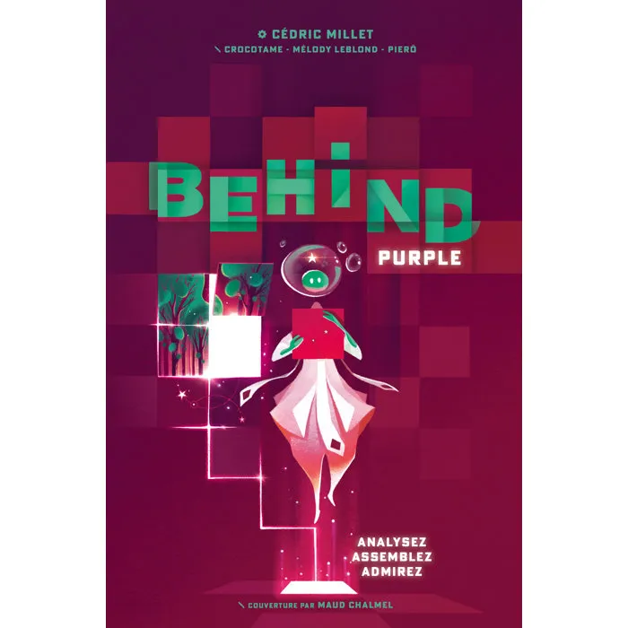 Detective Game: Behind Purple - 3 Investigaciones Originales - Juego de Mesa Independiente - As d'Or Initié 2025 - AABXO67872