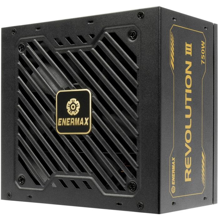 750W Enermax Power Supply 750W Revolution3 80+ Gold Black FULLMOD 2