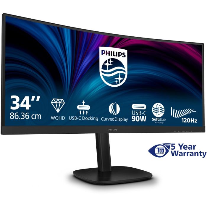 Philips 34B2U3600C - 34" | VA | UWQHD | 4ms | 120Hz | USB-C 1
