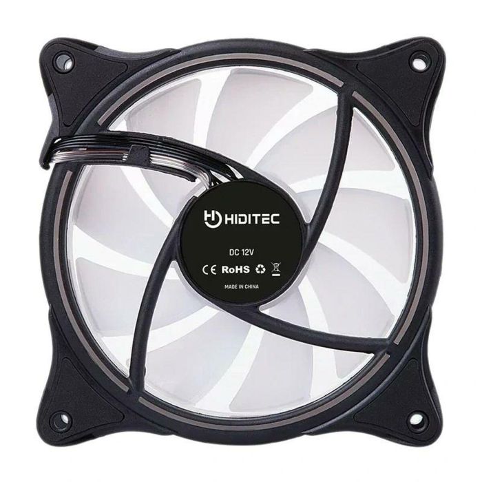 Hiditec VGCH10008 Ventilador de Caja PC 120mm ARGB Negro con Iluminación Multi-Anillo, Aspas Translucidas y Anti-Vibración 1 Hiditec VGCH10008 Ventilador de Caja PC 120mm ARGB Negro con Iluminación Multi-Anillo, Aspas Translucidas y Anti-Vibración 1
