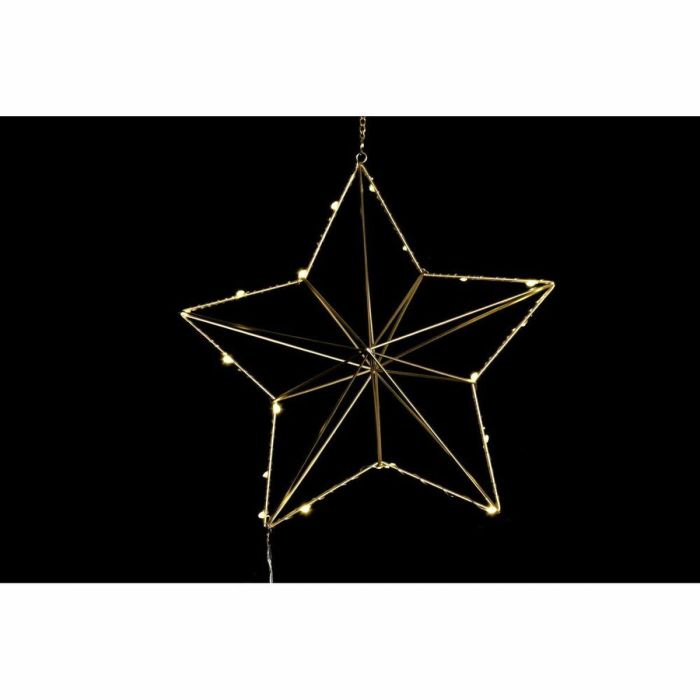 Decoracion Colgante Navidad Moderna DKD Home Decor Dorado Plateado 11 x 30 x 30 cm (2 Unidades) 1 Decoracion Colgante Navidad Moderna DKD Home Decor Dorado Plateado 11 x 30 x 30 cm (2 Unidades) 1