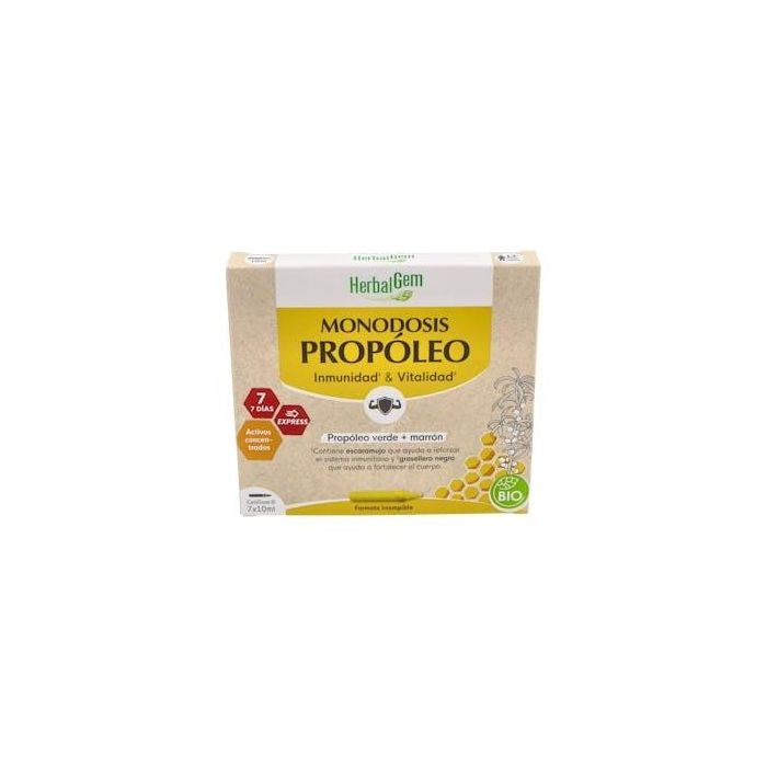 HERBALGEM Própolis Monodosis Bio 7x10ml