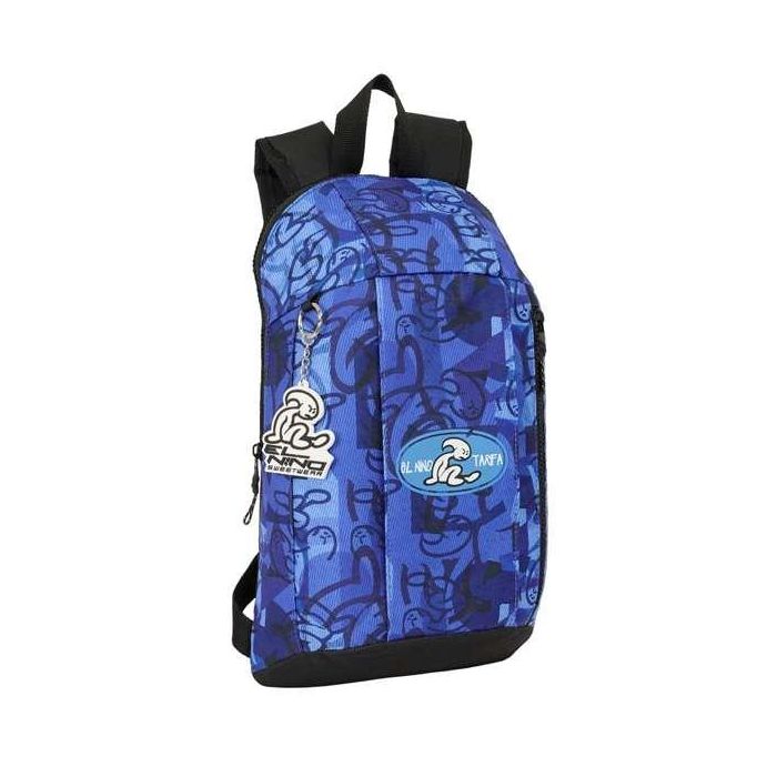 Mochila Casual El Niño Roller Azul Negro 22 x 39 x 10 cm