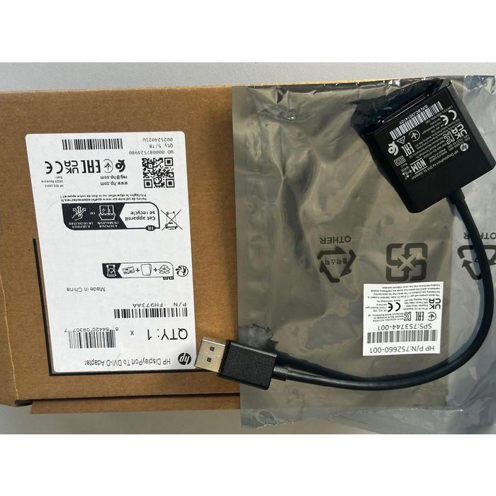 HP Adaptador DisplayPort a DVI-D