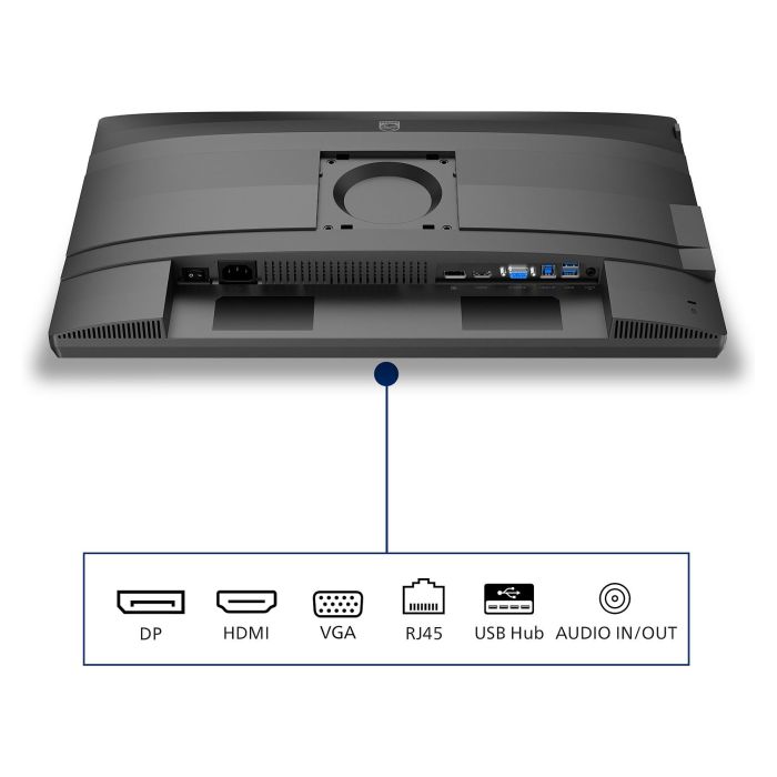 Philips 24B2N4200/00 - Monitor 23.8" Full HD IPS 1920x1080, 4ms, 120Hz, USB-C, HDMI, DisplayPort, Altavoces, Ajustable (4000 Series) 9 Philips 24B2N4200/00 - Monitor 23.8" Full HD IPS 1920x1080, 4ms, 120Hz, USB-C, HDMI, DisplayPort, Altavoces, Ajustable (4000 Series) 9