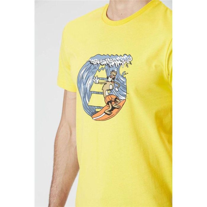 Camiseta Picture Basement Weasurf Amarillo 2