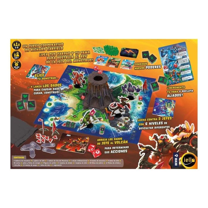 Juego Mesa King Of Monster Island 2 Juego Mesa King Of Monster Island 2