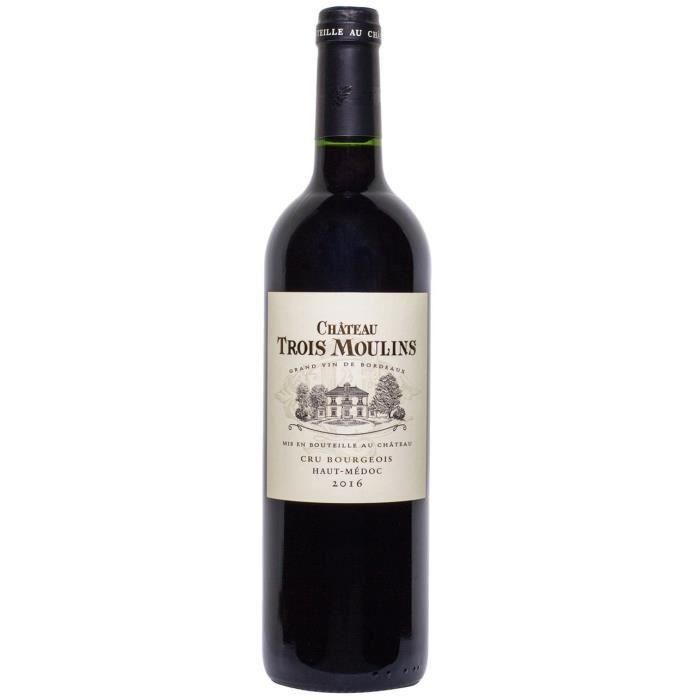 CHâteau tres Moulins 2016 Haut -Médoc Bourgeois Raw - Burdeos Wine Wine CHâteau tres Moulins 2016 Haut -Médoc Bourgeois Raw - Burdeos Wine Wine