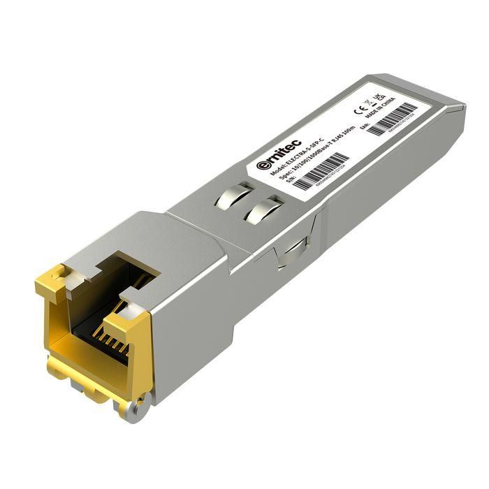 Ernitec ELECTRA-S-SFP-C Transceptor SFP Metálico 1000BASE-T Copper compatible Gigabit Ethernet