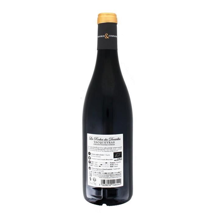 Les Roches des Déctelles 2018 AOC Vacqueyras - Wine On The Rhône - Valle Orgánico 1