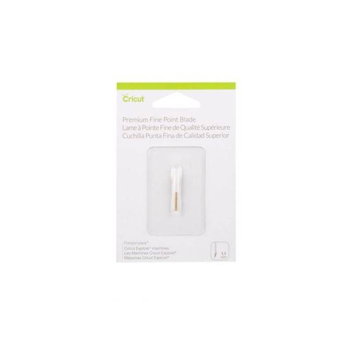 Cricut 2007300 Cuchillas de Repuesto para Máquinas de Corte para Bricolaje, Color Oro y Blanco, 1 Unidad 1