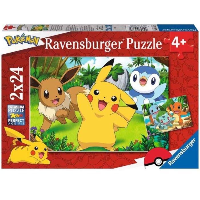 Puzzle 2X24 Piezas Pokemon 05668 Ravensburger Puzzle 2X24 Piezas Pokemon 05668 Ravensburger