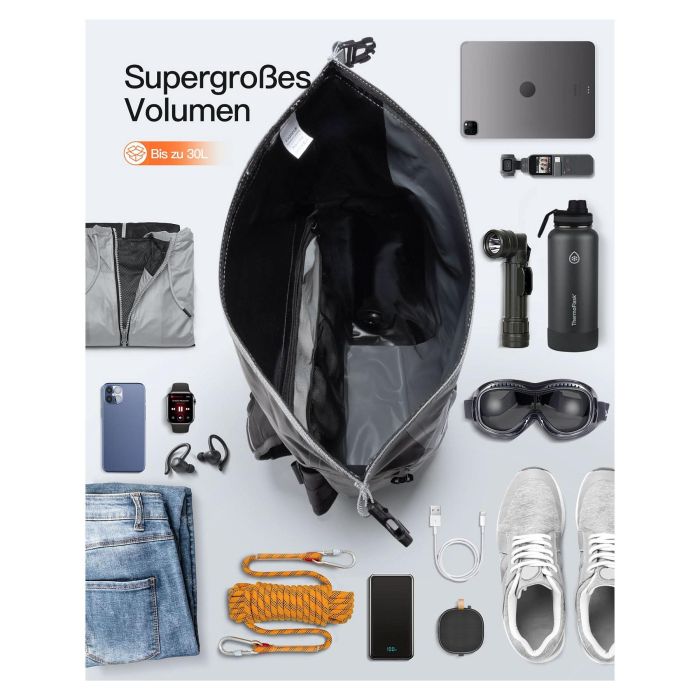 inateck Notebook-Rucksack BP06003 gray/black 25-30L 5