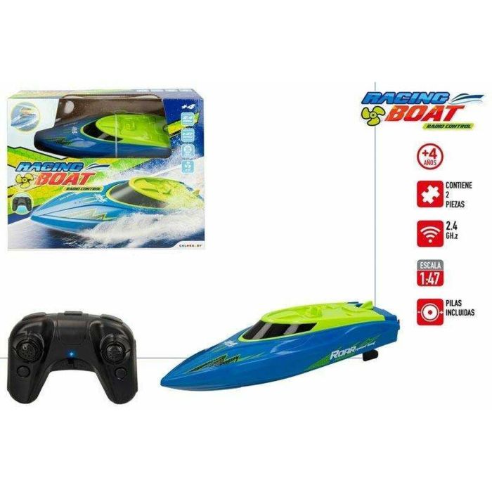 Lancha rapida radio control racing boat-rc 2.4 g escala 1:47 1