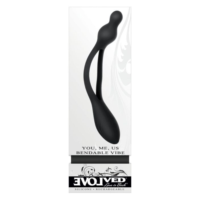 Vibrador para Parejas Evolved Negro 1 Vibrador para Parejas Evolved Negro 1