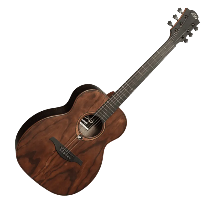 LAG Guitarra Acústica Travel Sauvage Natural Satinado Brankowood Eucalipto 600mm 4 LAG Guitarra Acústica Travel Sauvage Natural Satinado Brankowood Eucalipto 600mm 4