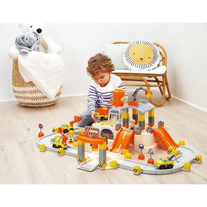 Ecoiffier Barril Circuito TP 1350 - Juego de Construcción para Obras Mayores - 18 Meses 3