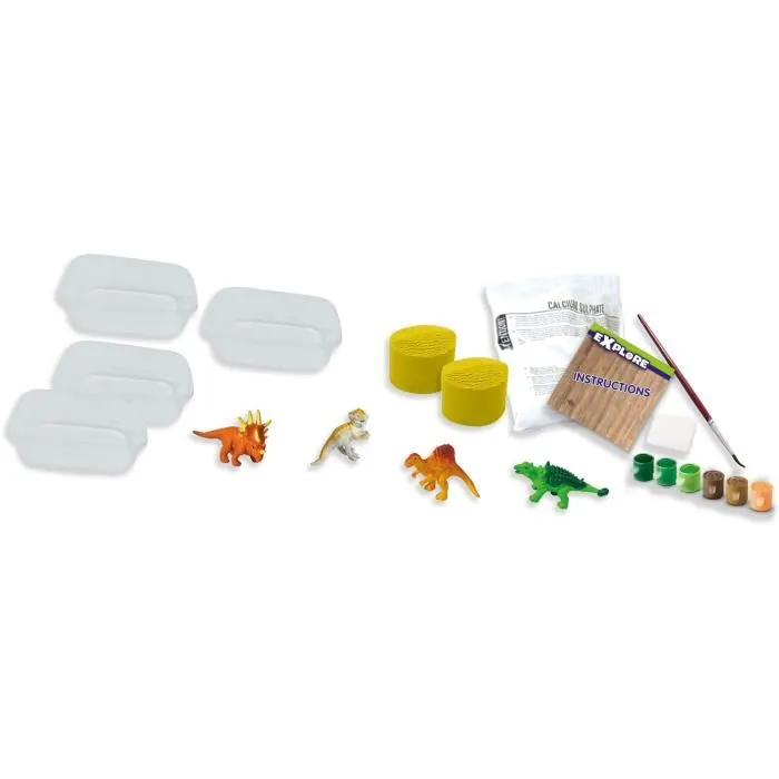 Ses Creative Fósiles de Dinosaurio Kit Arqueólogo Juguete Infantil Pintura Yeso Plastilina para Niños Ses Creative Fósiles de Dinosaurio Kit Arqueólogo Juguete Infantil Pintura Yeso Plastilina para Niños