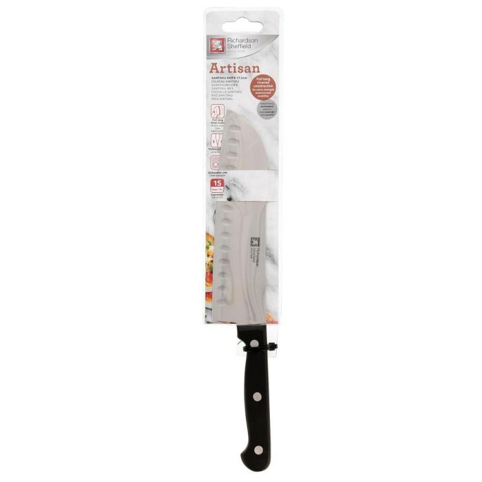 Cuchillo Santoku Acero Inoxidable Artisan Richardson Sheffield 17,5 cm (6 Unidades) 1 Cuchillo Santoku Acero Inoxidable Artisan Richardson Sheffield 17,5 cm (6 Unidades) 1