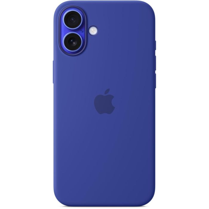 Apple iPhone 16 Plus Funda de silicona con MagSafe Ultramarino