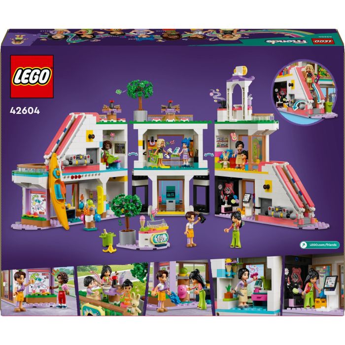 LEGO 42604 Friends Heartlake City Mall, Muñeca de Juguete para Niñas y Niños, Kit de Personajes 5